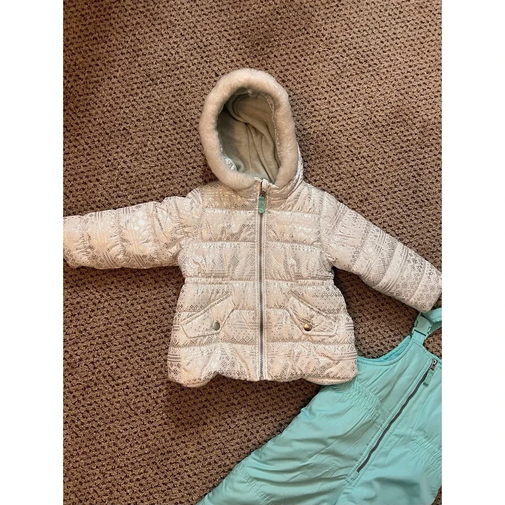 Carters‎ Baby Girl Snow Set Size 24 months Snow Jacket Snow Pants